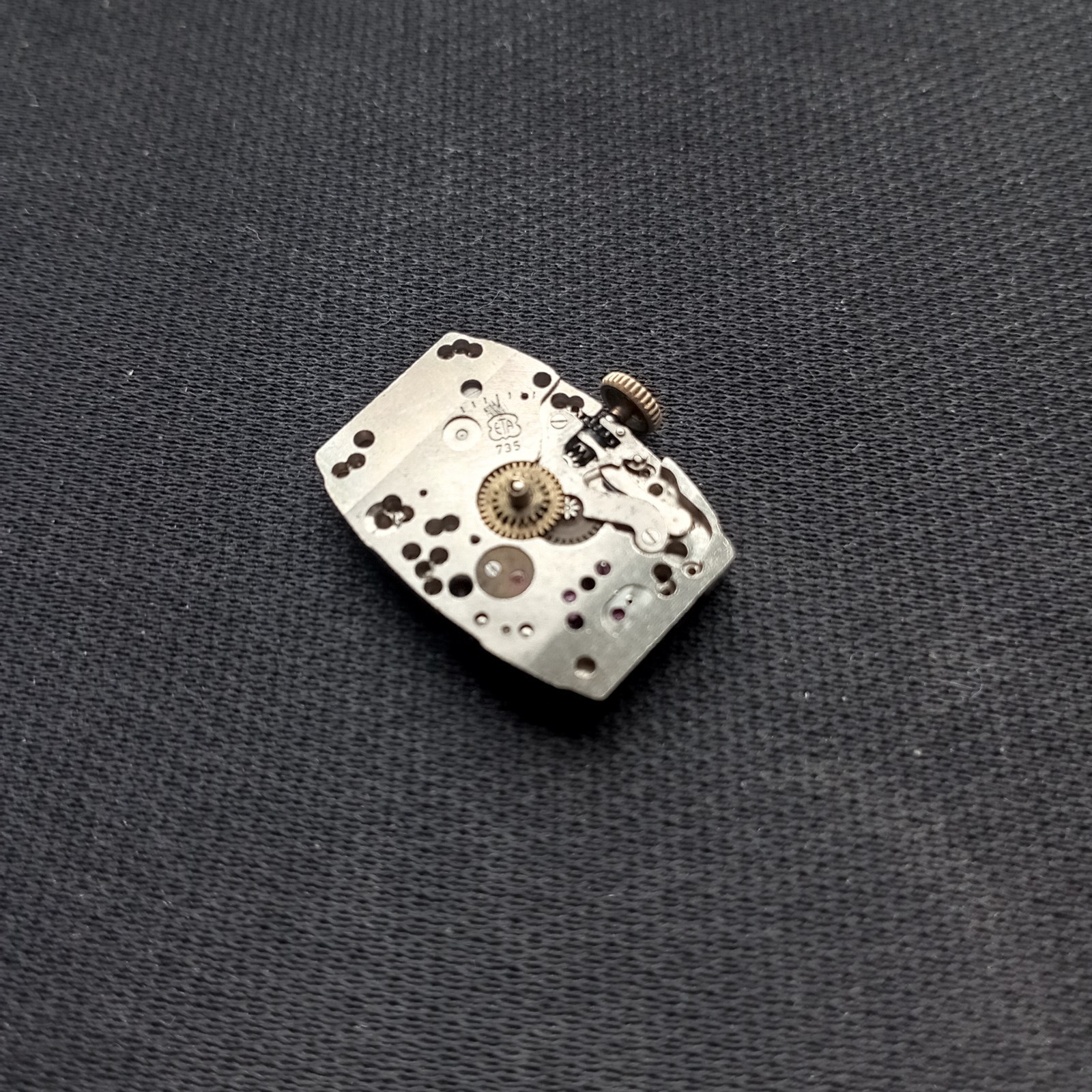 Vintage ETA 735 Watch Movement Complete Working
