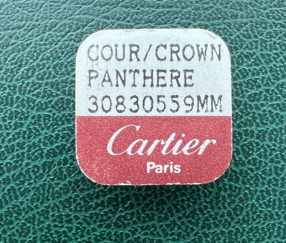 Authentic CARTIER Cour Crown Panthere – Part 30830559MM – OC#1409