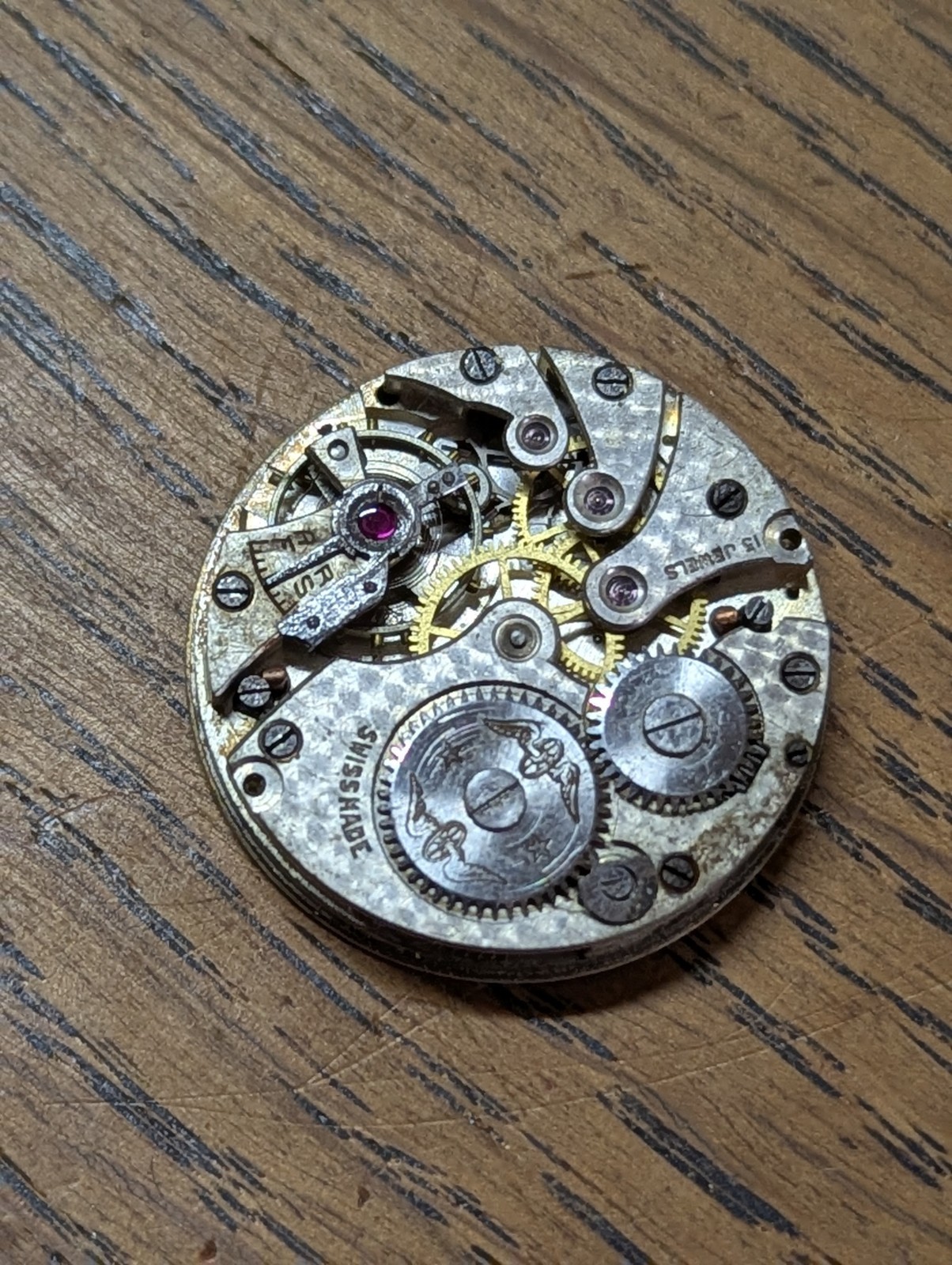 Rotary Watch Movement / Dial / Hands for Restoration, Good Balance #S89