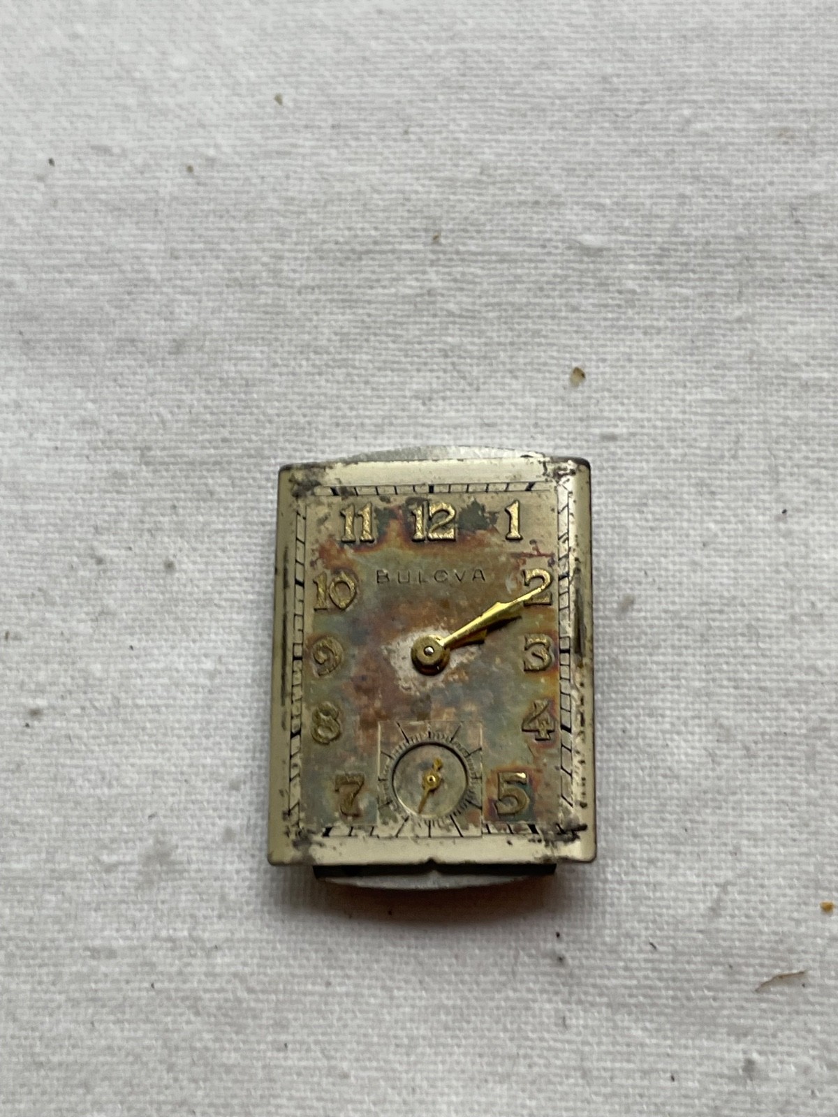 Bulova 7AK – movement for mens watch AS IS, lot 0707