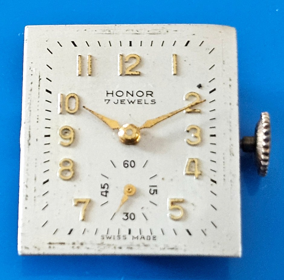 LIBERTY HONOR 7J Watch Movement (BALANCE RUNS WHEN ROTATED) lot125