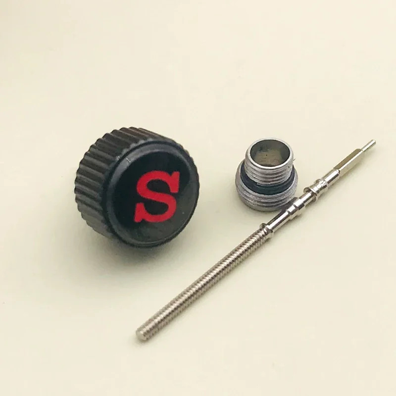 7Mm Screw-In Watch Crown SKX007 SRPD Replace Crown Engraved Signed ‘S’ Fits Nh35