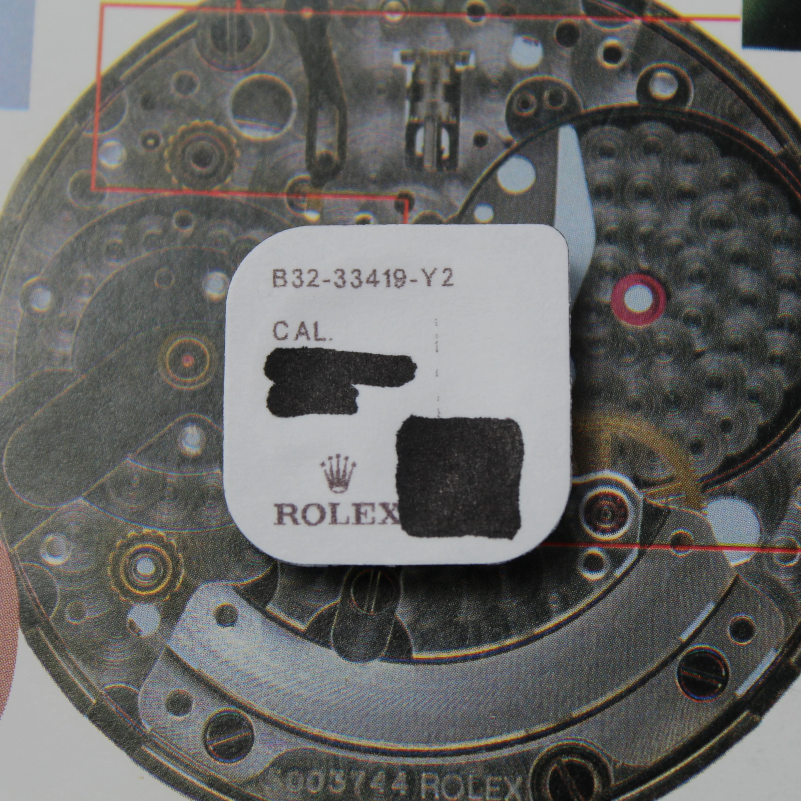 NEW Rolex 32-33419 Original Blister Submariner Closure Sled Plate