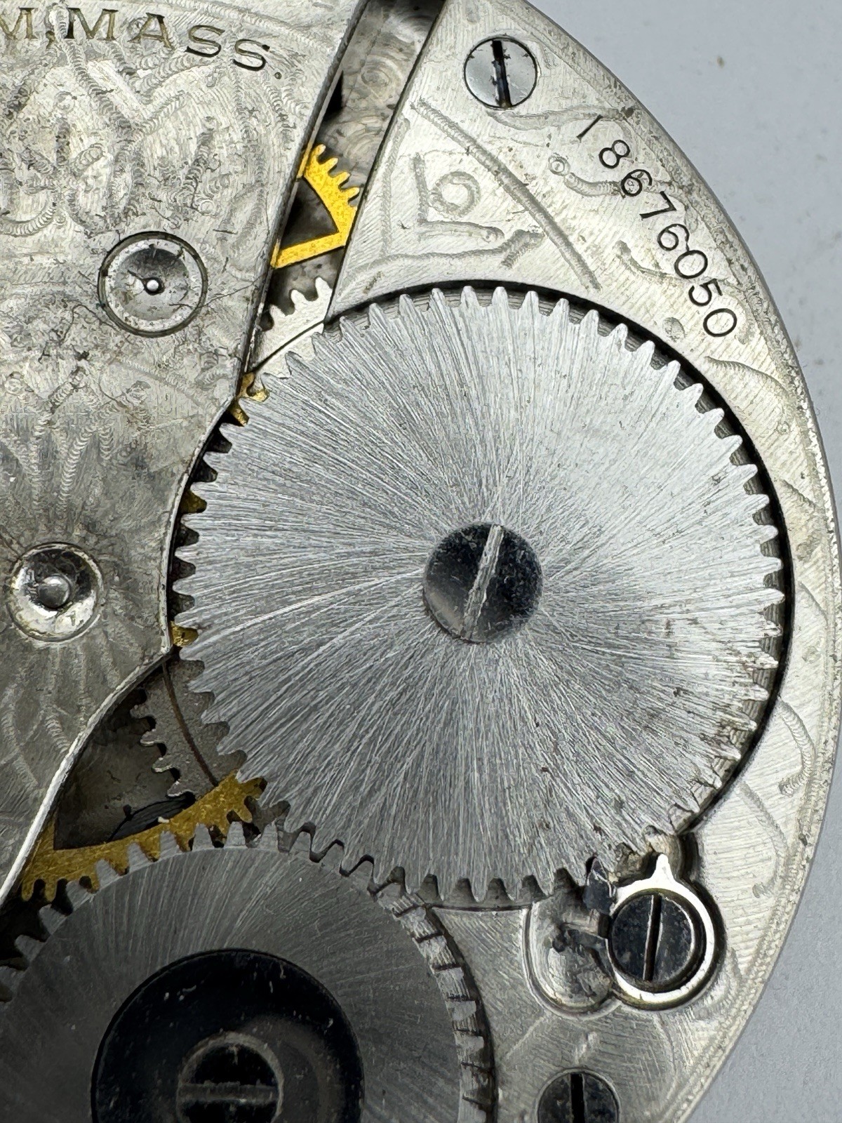 Vintage Waltham 16s 7J Model 1908 Pocket Watch Movement – Runs