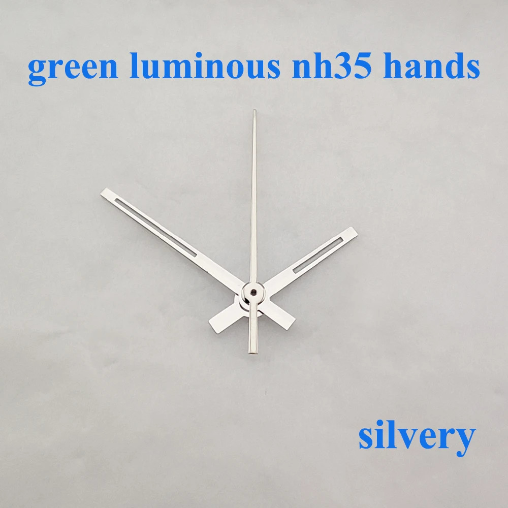 Watch Dial 28.5mm Green Luminous Bubble Face For NH35 Movement Parts No Logo