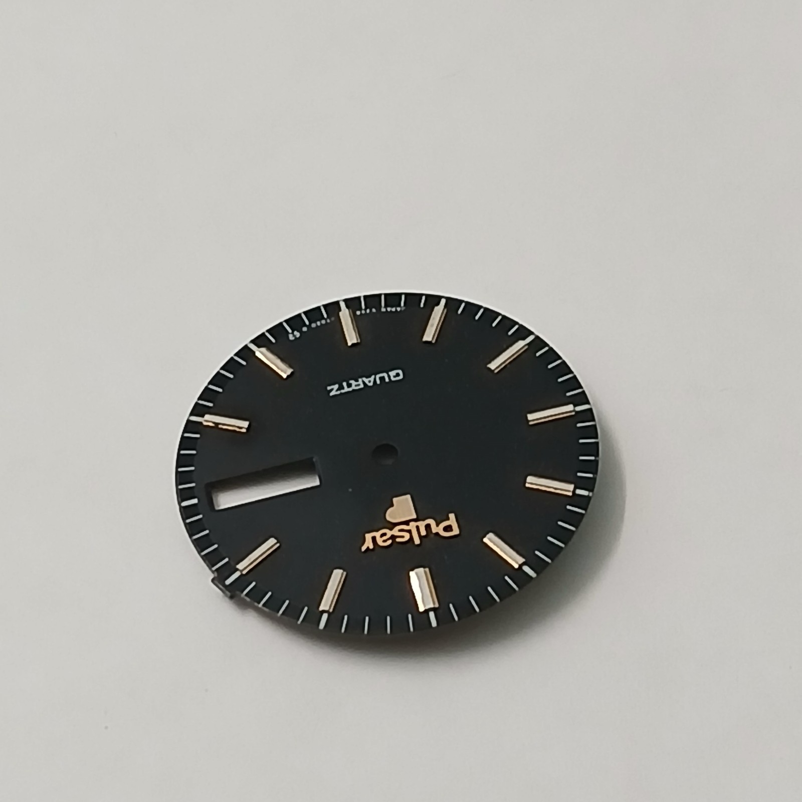 NOS Genuine Vintage Pulsar V348 Watch Dial 1980-1990 Quartz W/Calender 28mm