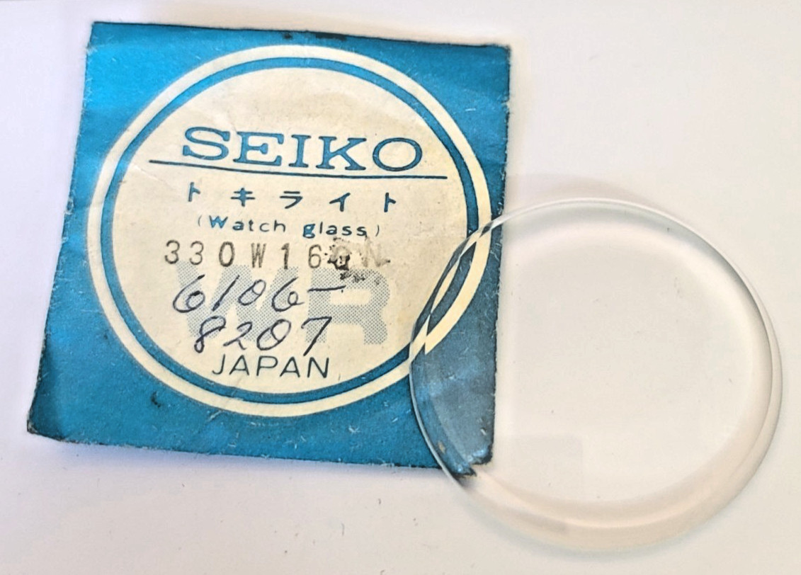 NOS Genuine Seiko 330W16GN Glass Crystal 6106-8207 – WB8k