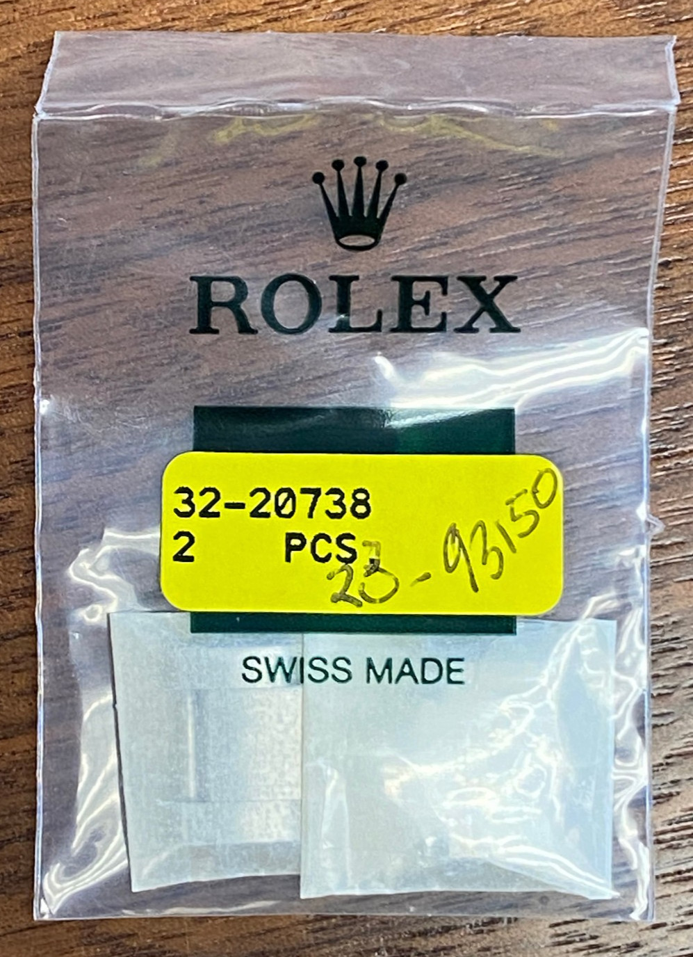 Rolex Original 32-20738 Steel 15.5mm Oyster Link 93150 Bracelet Submariner 16610