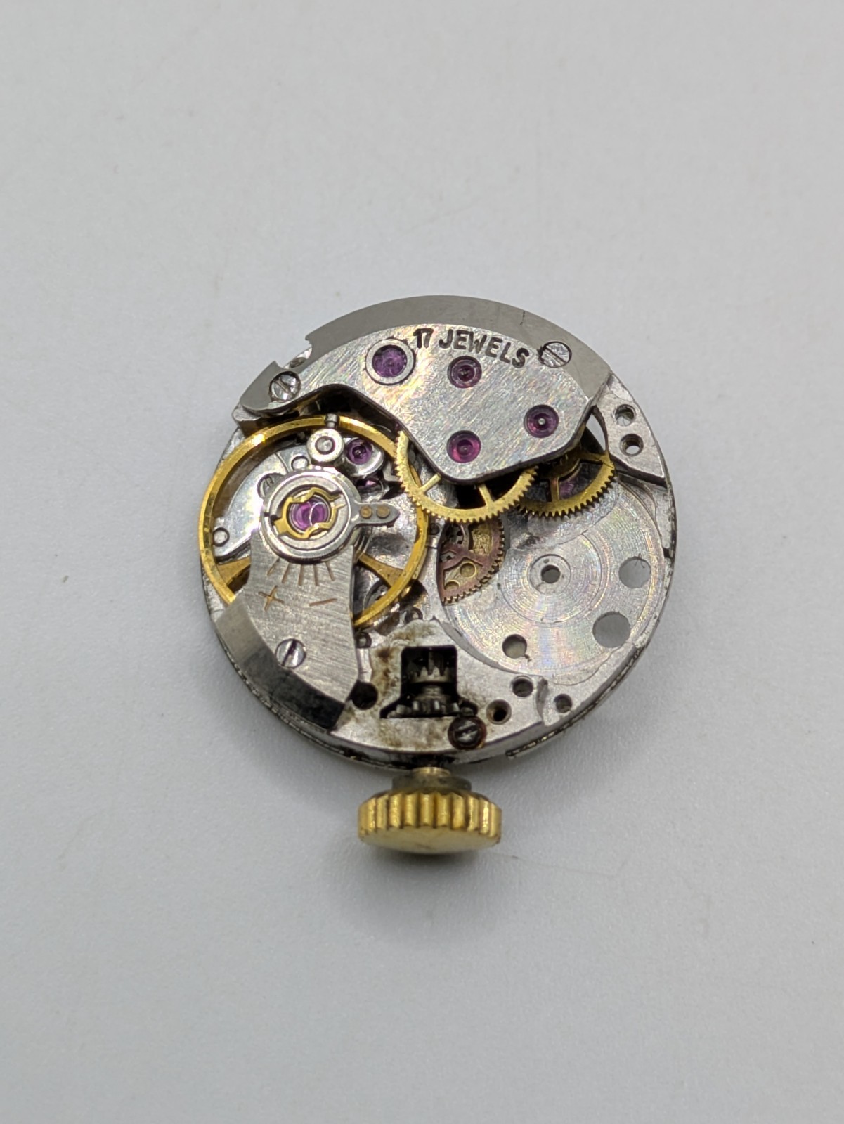 Tudor Geneve 2414 Manual Movement For Parts / Repairs See Photos / Video 18.2mm