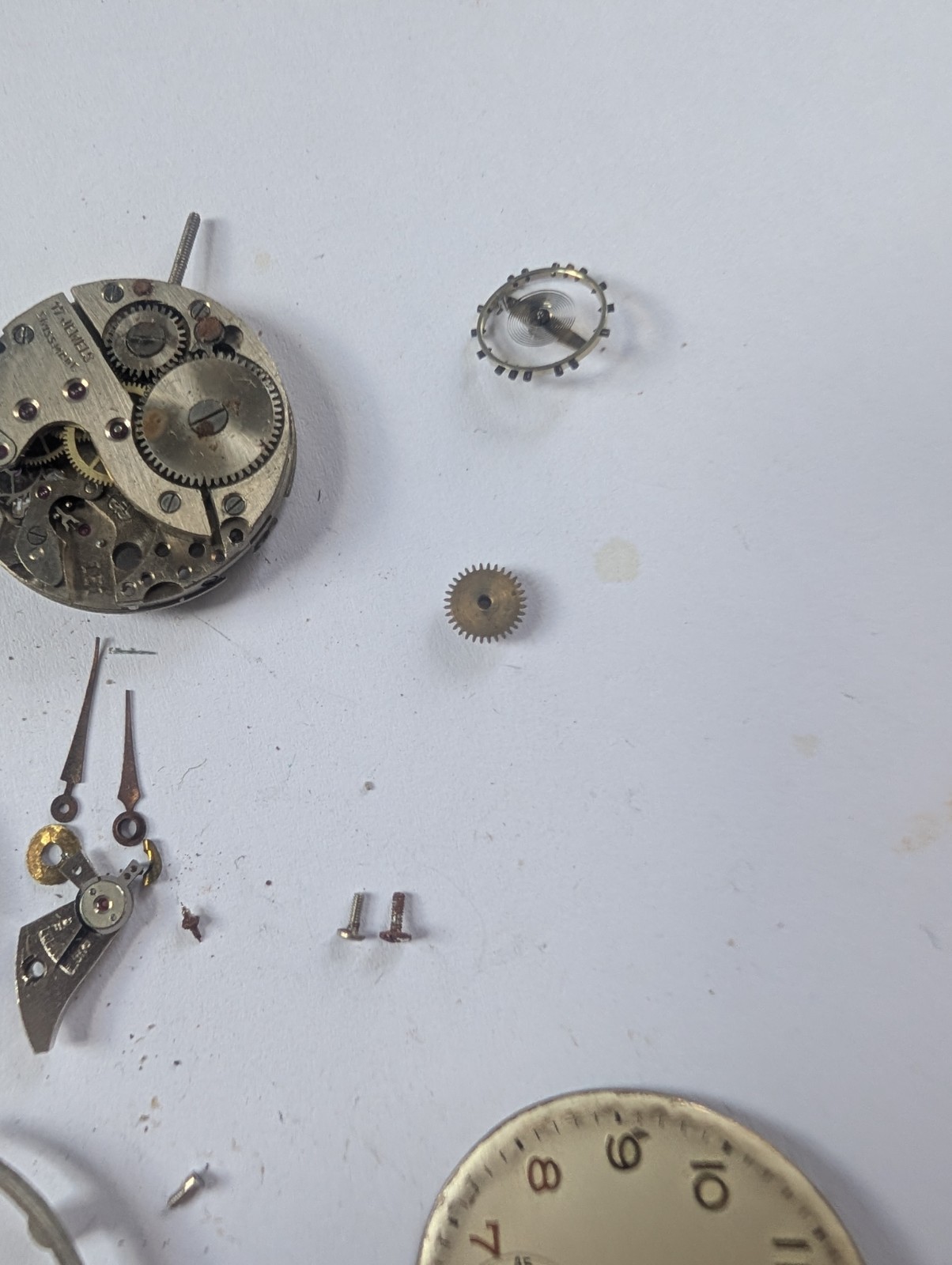 Vintage Arogno 151 Mechanical Watch Movement (In Bits)