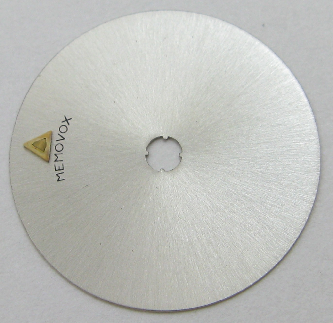 LeCoultre 910 911 916 … watch part Memovox disc champagne dial & gilt triangle