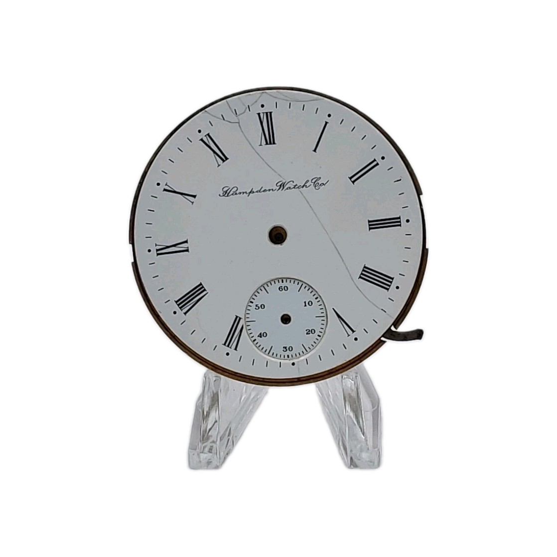 Hampden Champion 16s Movement Sunk Dial Enamel Pocket Watch Parts M2069