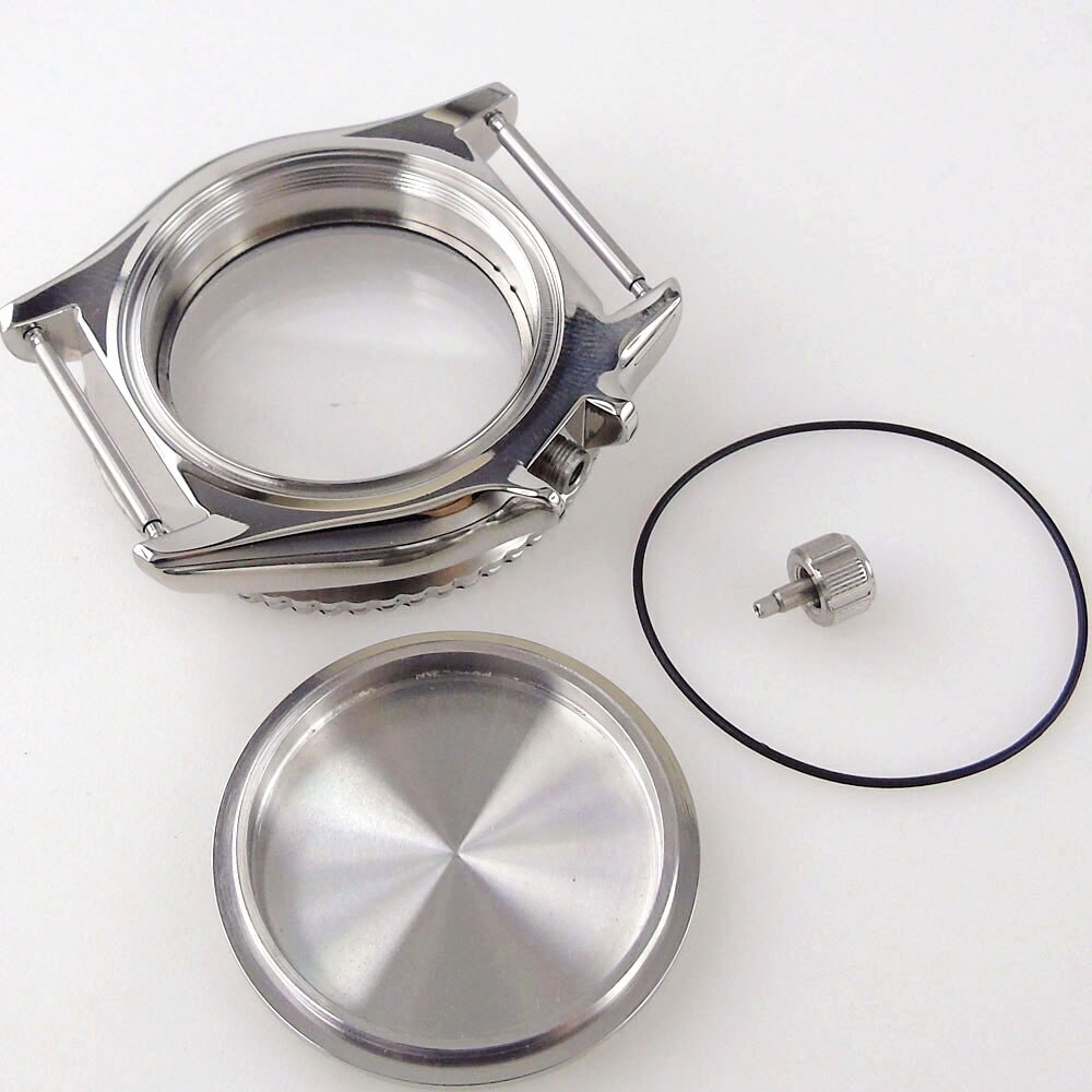 41mm Steel Diving 20Bar Watch Case Strap Sapphire 120 Clicks for NH34 GMT NH35