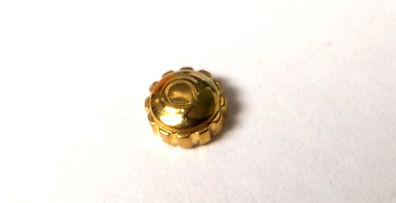 Swiss Made CROWN for OM Waterproof CROWN YELLOW 4.8mm x 2.0 T10Y Flower Shape