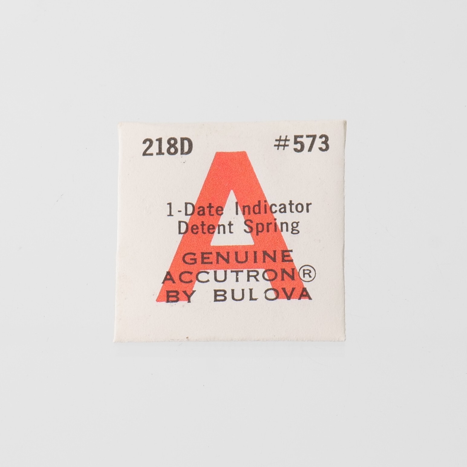 NOS Bulova Accutron 218D Date Indicator Detent Spring Watch Part #573 (C5D4)