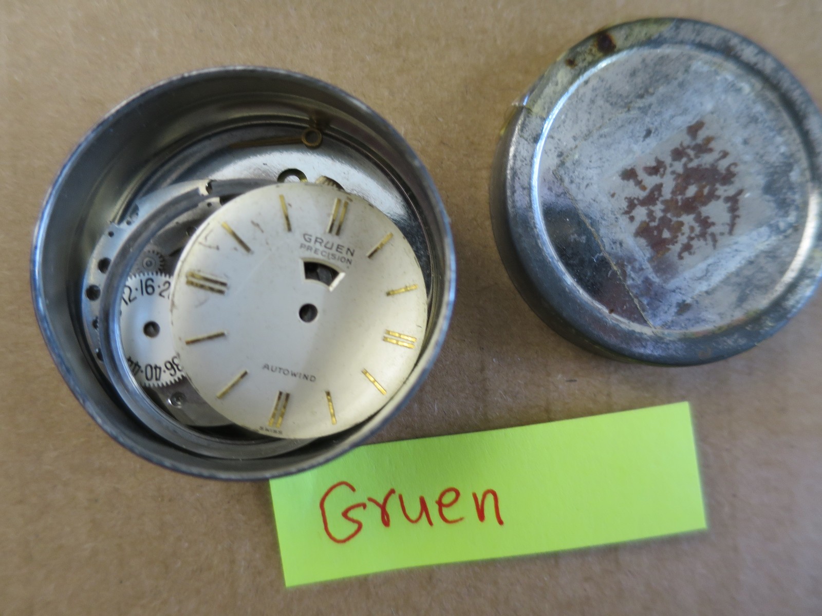 Lot 20 Bulova, Hamilton, Gruen, Rading, Waltham, Halgreen SWISS Movements Parts