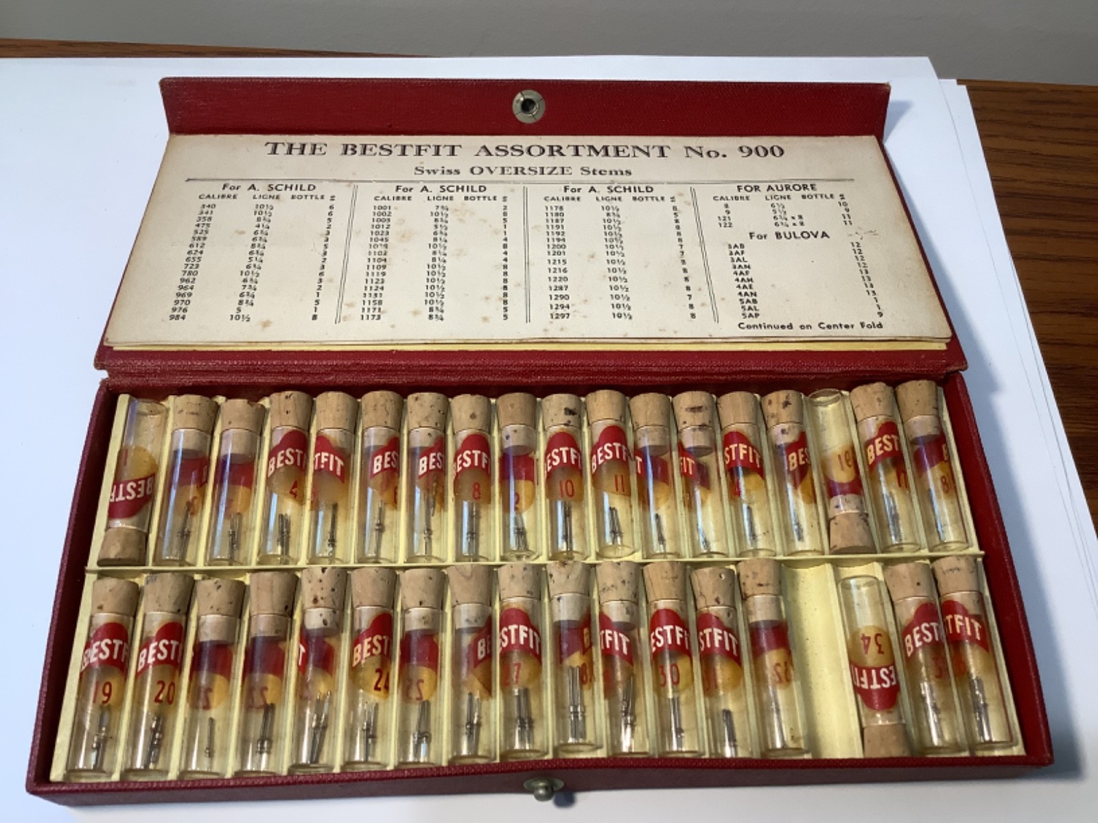 VINTAGE BESTFIT ASSORTMENT OF OVERSIZED STEMS