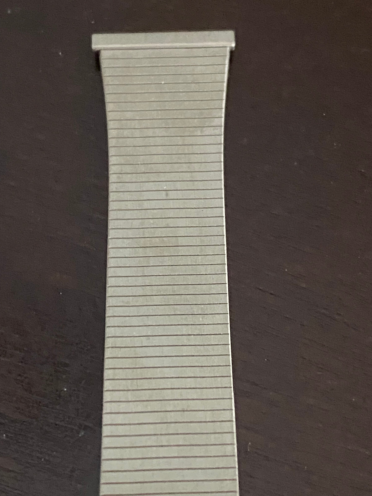 VINTAGE N.O.S. STAINLESS STEEL 20MM ADJUSTABLE WRIST WATCH BAND ONLY, FOR LCD
