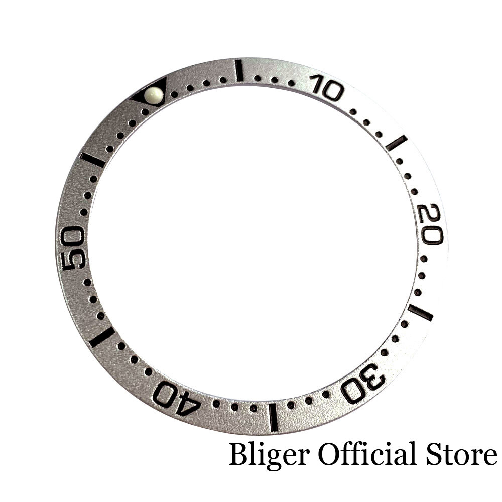39MM Ceramic Bezel Insert For Diver 62mas Automatic Watch Accessory Repair Parts
