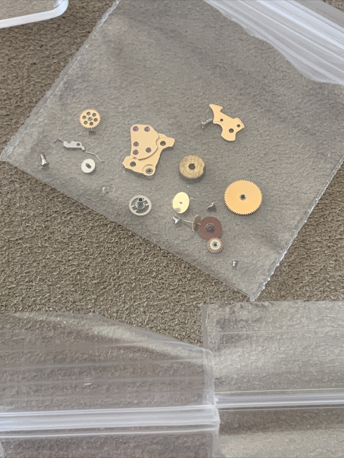 BUNDLE LOT ETA 256.0001 Movement Parts Accutron Marco Polo Dial SWISS Authentic