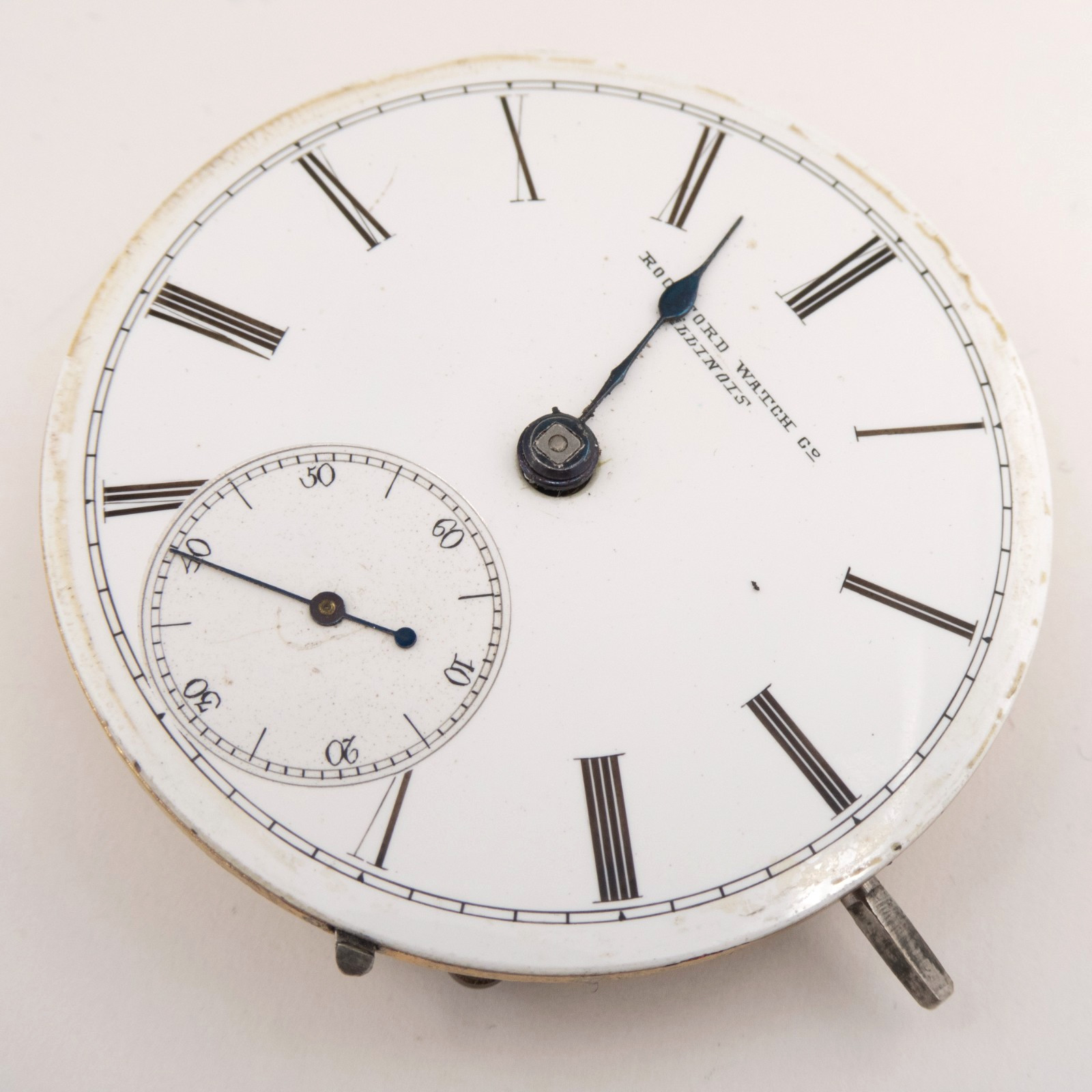 Rockford Model 3 18-Size Lever-Set Antique Pocket Watch Movement