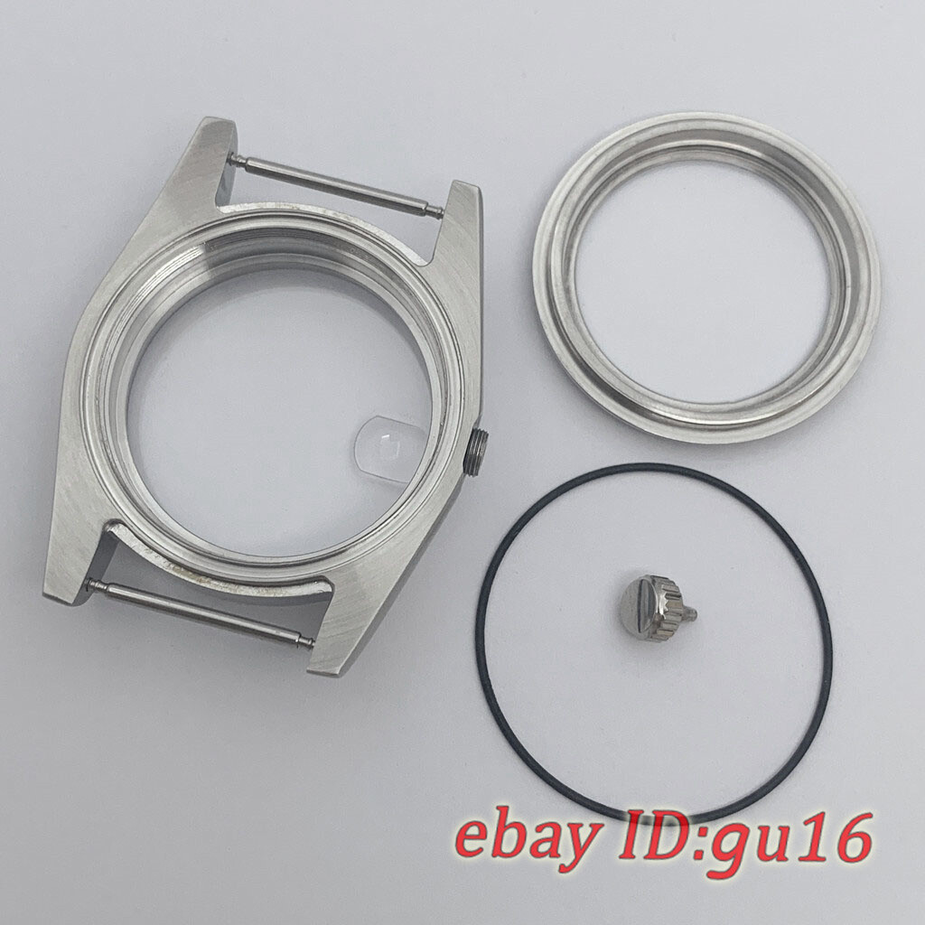 36mm/40mm Brushed watch case fit NH34 NH35 NH36 PT5000 ETA 2824/2836 Miyota 8215