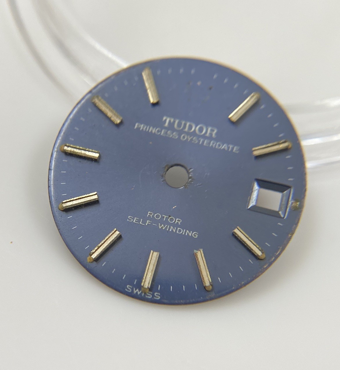 Genuine Tudor Prince Oysterdate Rotor Blue/Silver Cal. ETA 2651/2671 Ladies Dial