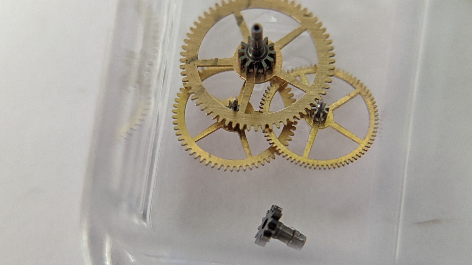 Rolex 1530 7831, 7834, 7829 Center Wheel with Cannon Pinion, Second Wheel, Third