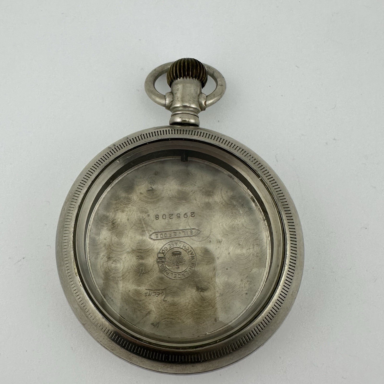 Philadelphia Watch Case Co. 18 Size Silverode Lever Set Pocket Watch Case