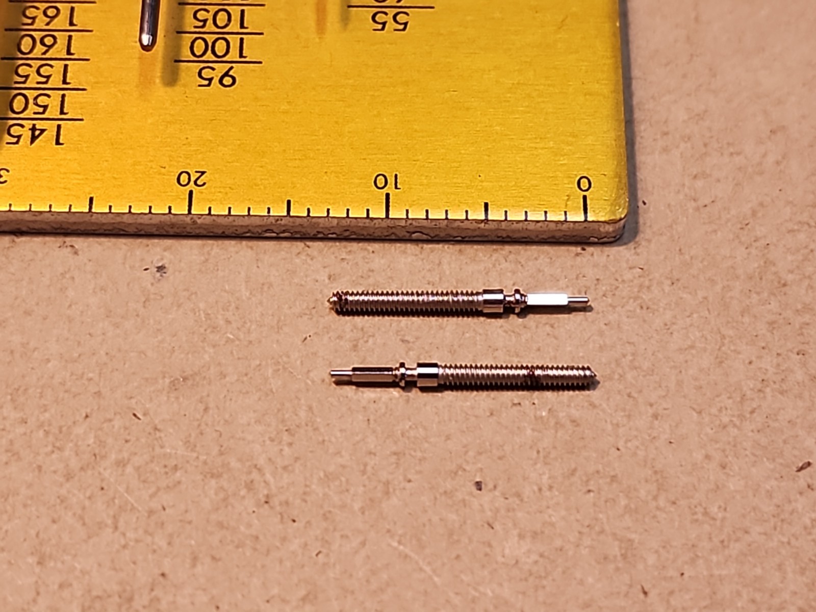 Lot Of 2 NOS Bulova 8 AH Tap 9 Winding Stems Setting Stems Parts Spares