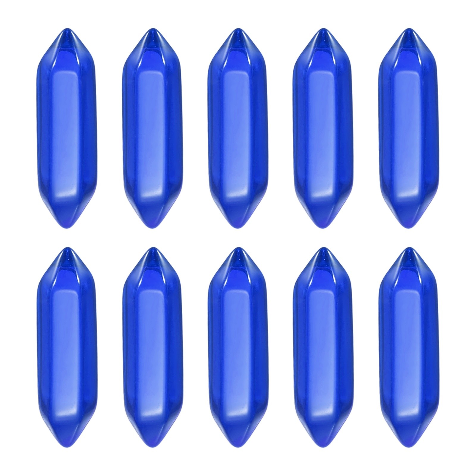 10 Pack Blue Aquamarine Quartz Crystals Polished Crystals Bulk]