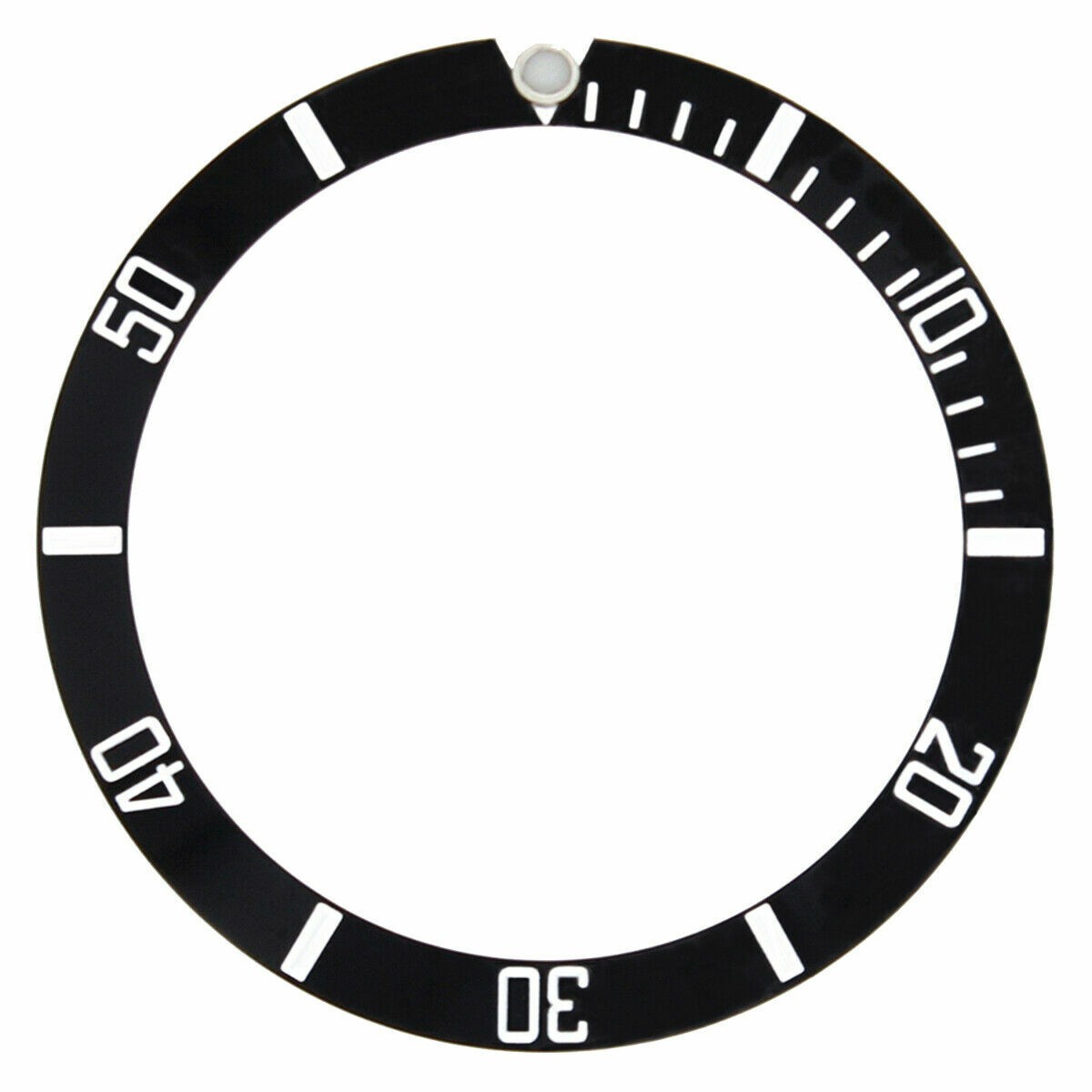 Submariner Bezel Insert Watch Part For Rolex No Date 14060, 14060M Black