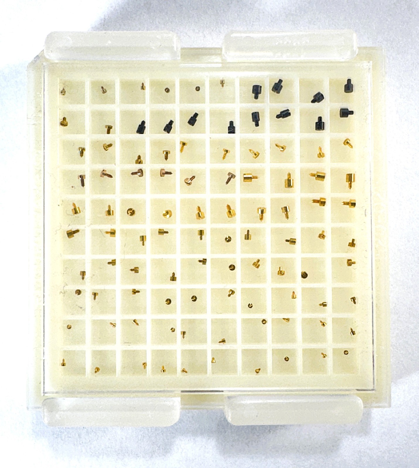 Balance Wheel Screw Assortment for Watch Repair, 100 Screws various sizes