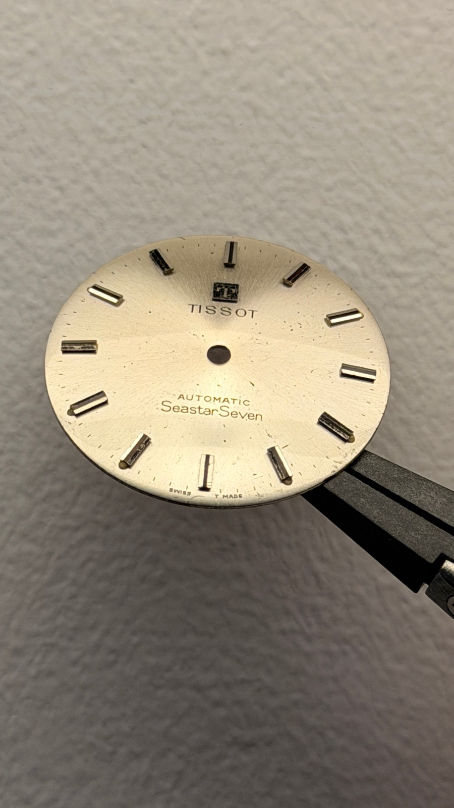 Tissot Seastar Seven Automatic Silver Vintage Watch Dial 29.5mm