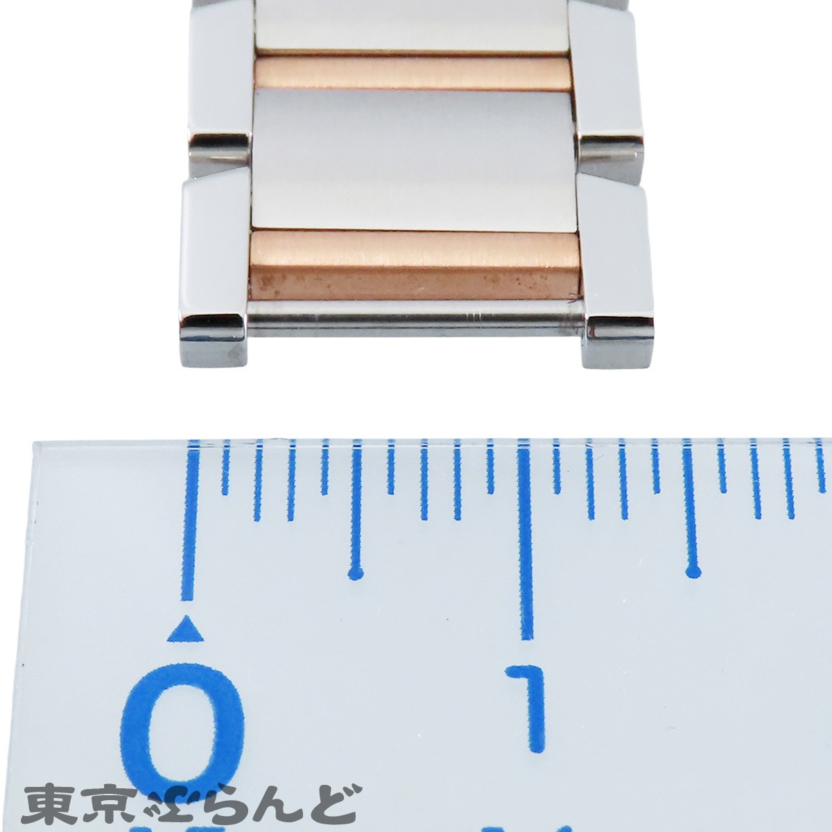 Genuine Cartier Tank Francaise Two Tone Bracelet Links 14mm 4pcs SS Rose Gold