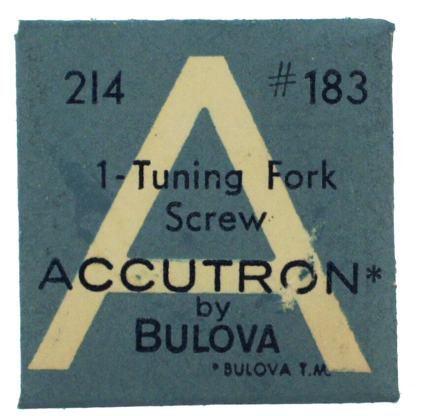 NEW Bulova Accutron 214 Watch Part 183 Tuning Fork Screw NOS Genuine Repair