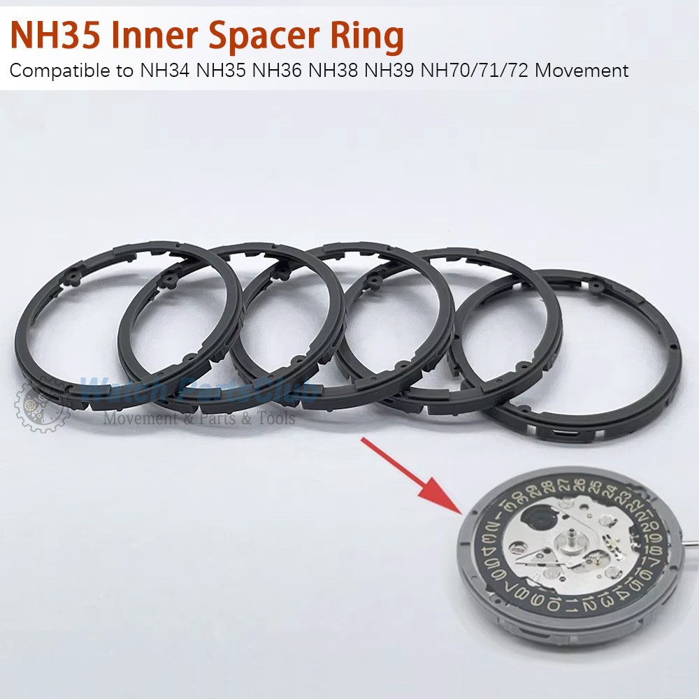 5pcs NH Series Movement Gray Dial Holding Spacer Ring For NH34 NH35 NH38 NH70
