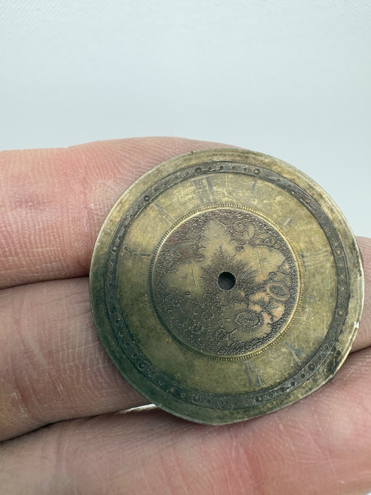 Antique Pocket Watch Parts Case Parts Dial