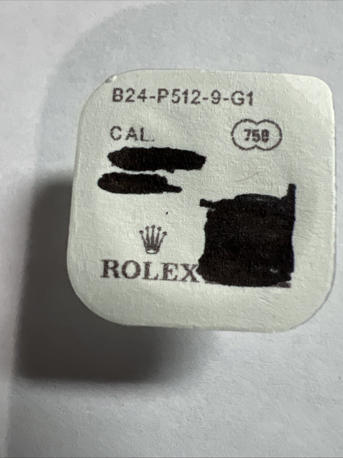 Rolex Daytona Push button B24-P512-9G1 18k White Gold New Sealed Genuine