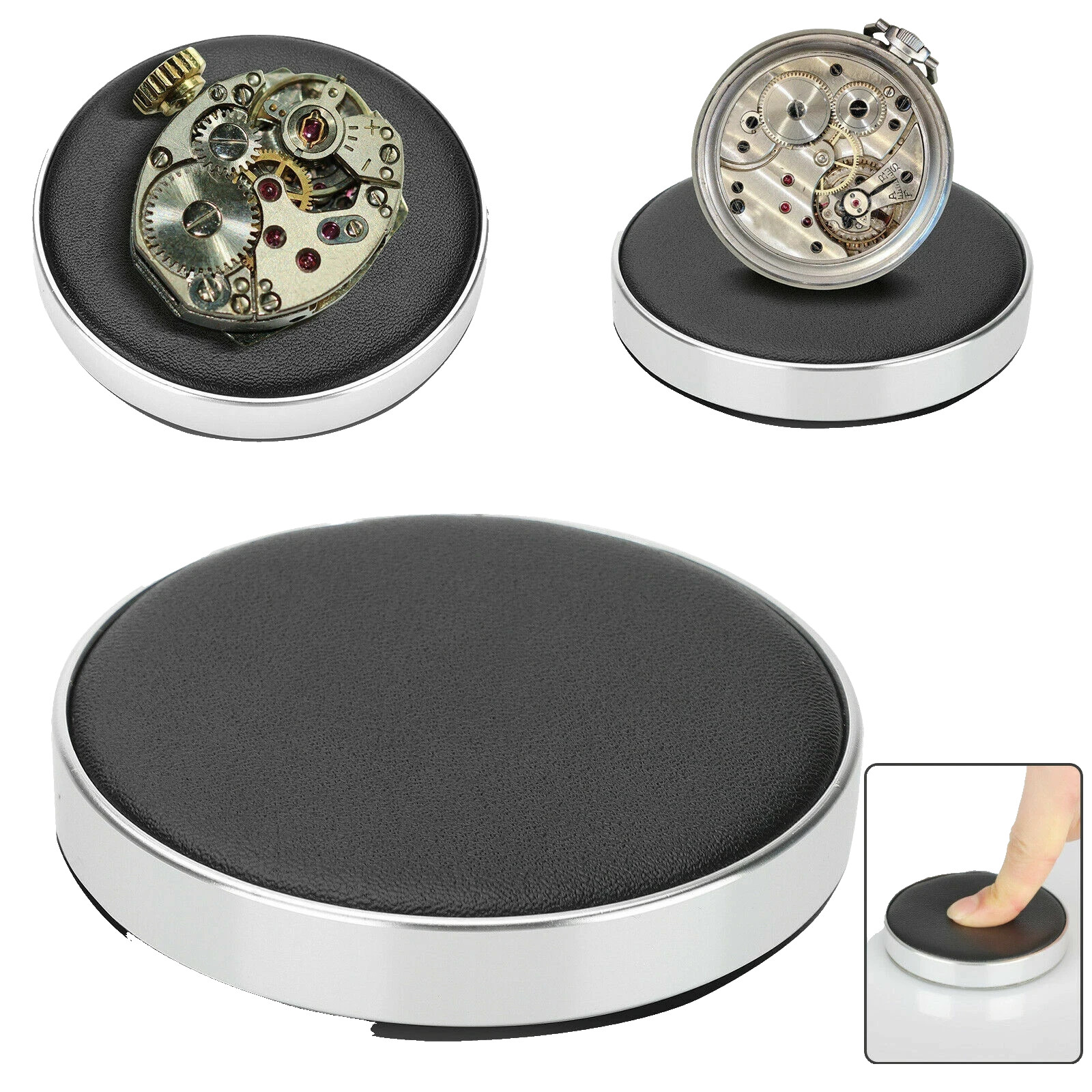 Watch Jewelry Case Movement Casing Cushion Pad Holder Watchmaker Repair Kit 53mm