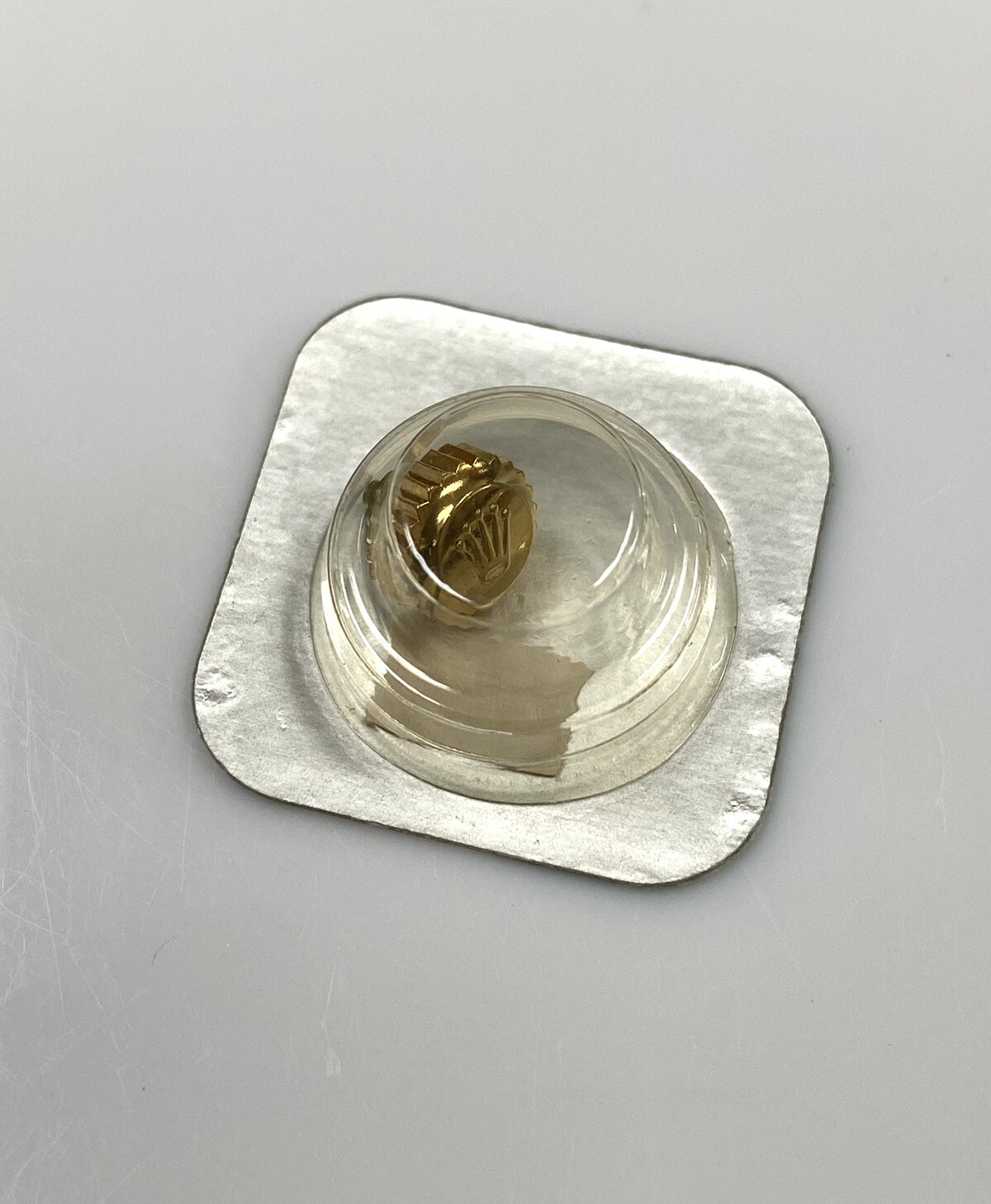 Genuine New Rolex 18k Yellow Gold Twinlock 7mm Crown 24-700-8 Sealed Package