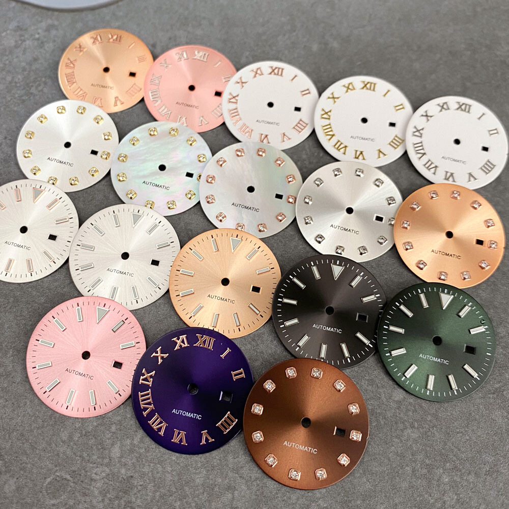 Modification Watch Parts 24.5mm NH05 Watch Dials Face For NH05 NH06 Movement