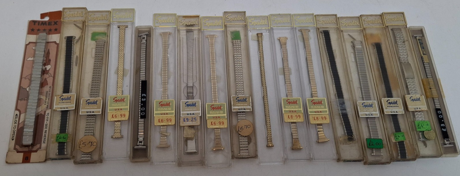 17 Ladies Watch Straps/Bracelets Mainly Speidel Stainless Steel – New Other