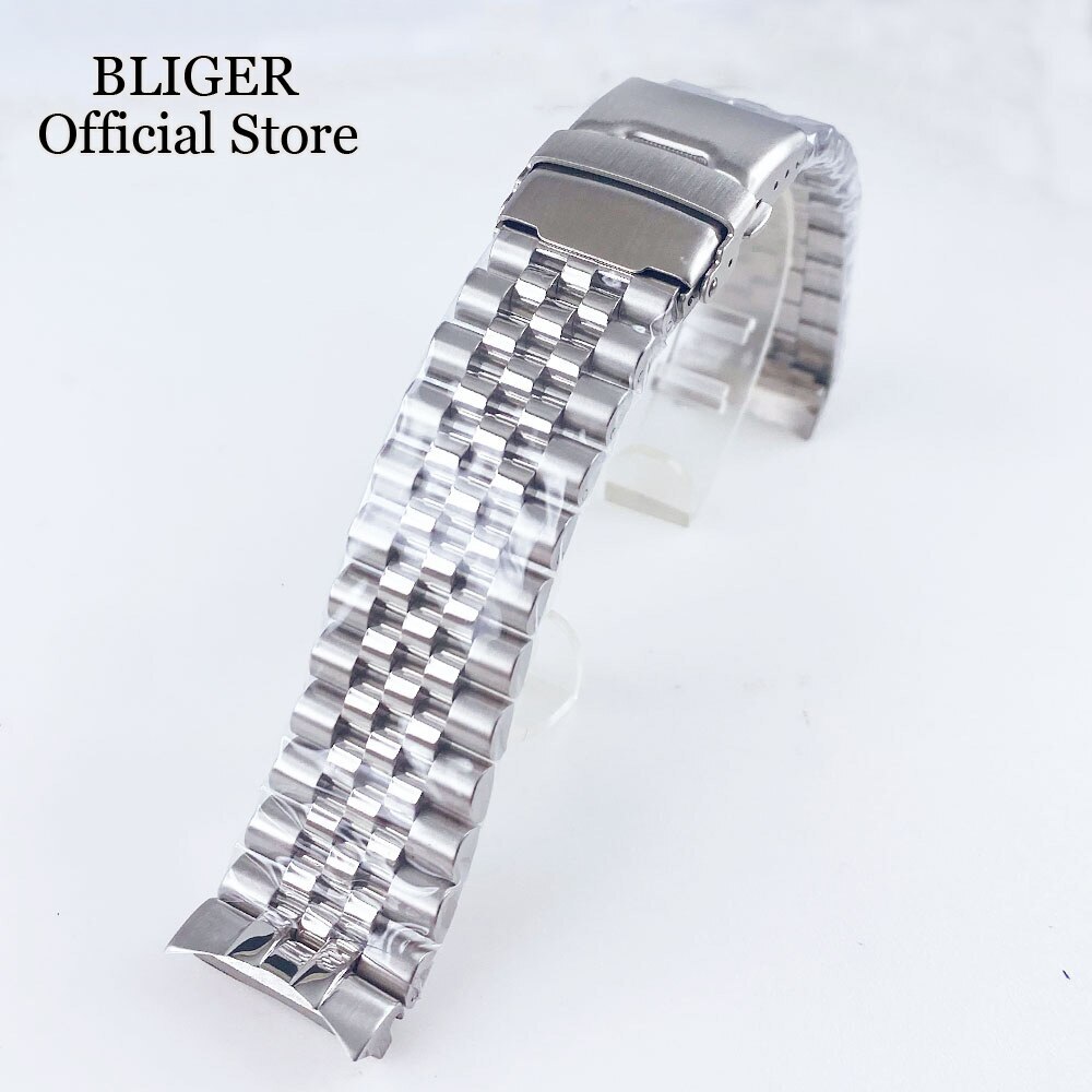 200M Waterproof 41mm Diver NH35 Watch Case Steel Strap Sapphire Glass 120 Clicks