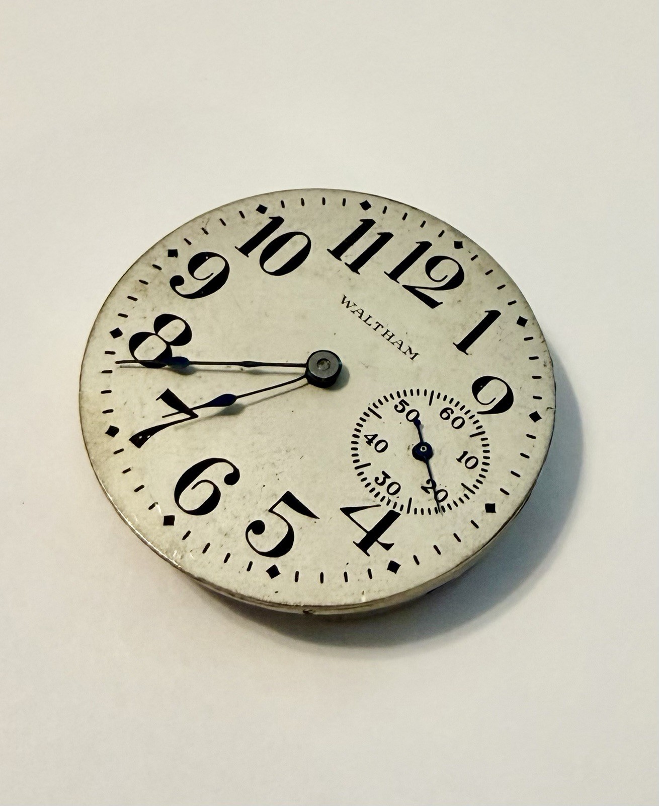 Waltham Royal 16s 17j M1888 Pocket Watch Movement Railroad Dial 3 o’ clock Sub