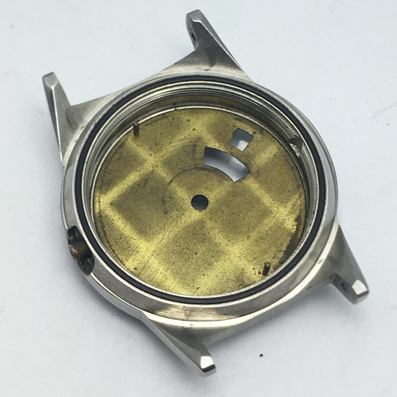 West End Watch K.4289 Vintage Men’s Watch Case And Back For Parts SBZ191AZB3(SS)