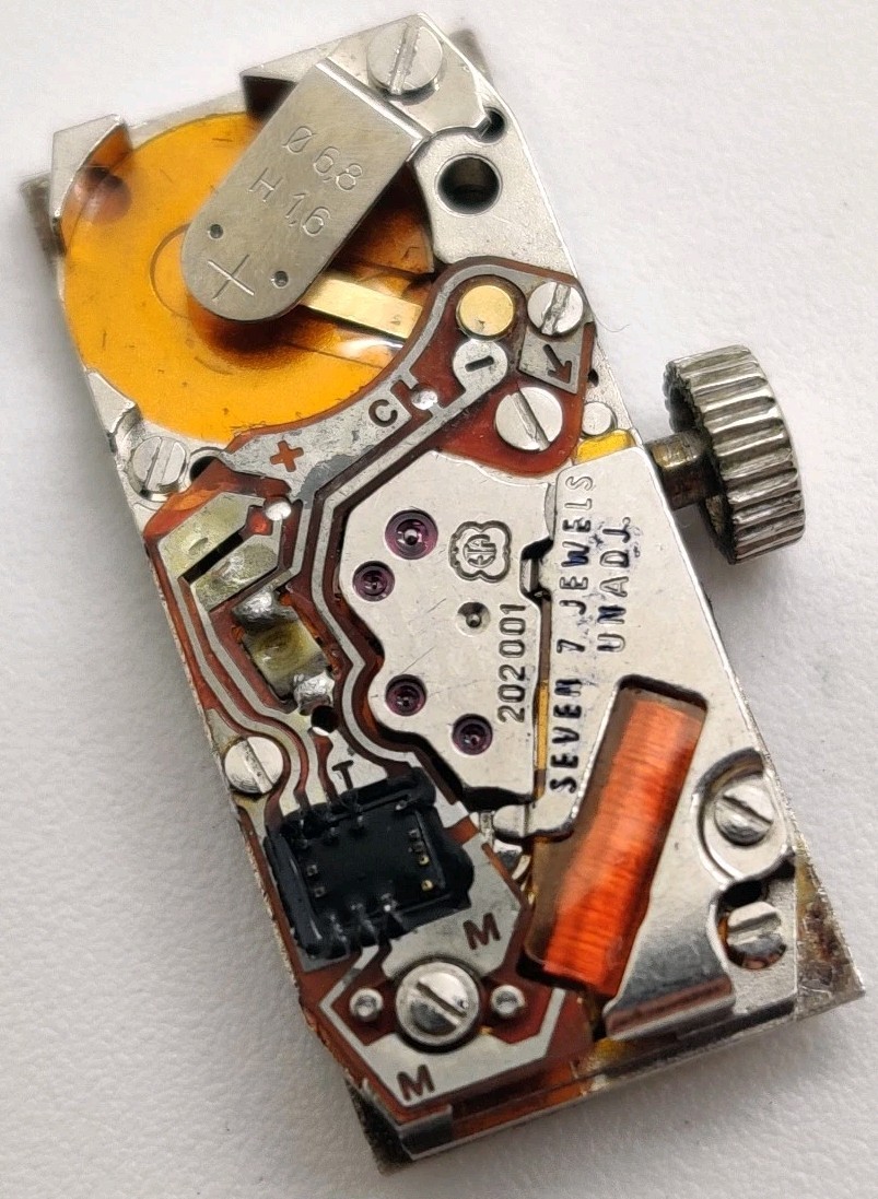 ETA Cal. 202.001 Swiss quartz watch movement For Repair