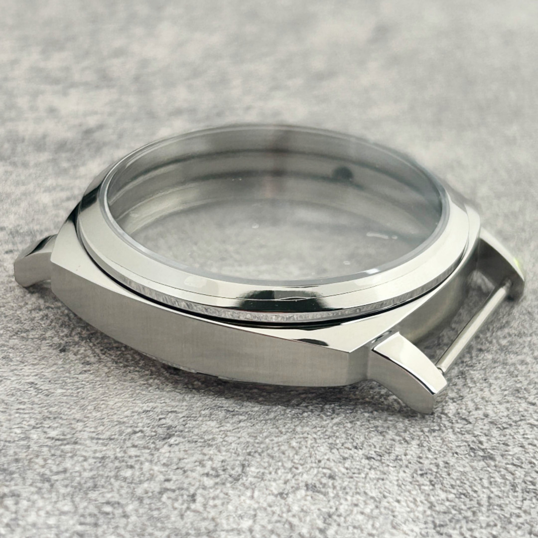 42mm Stainless Steel Watch Case Sapphire Crystal Fit 6497 ETA6498 ST36 Movement