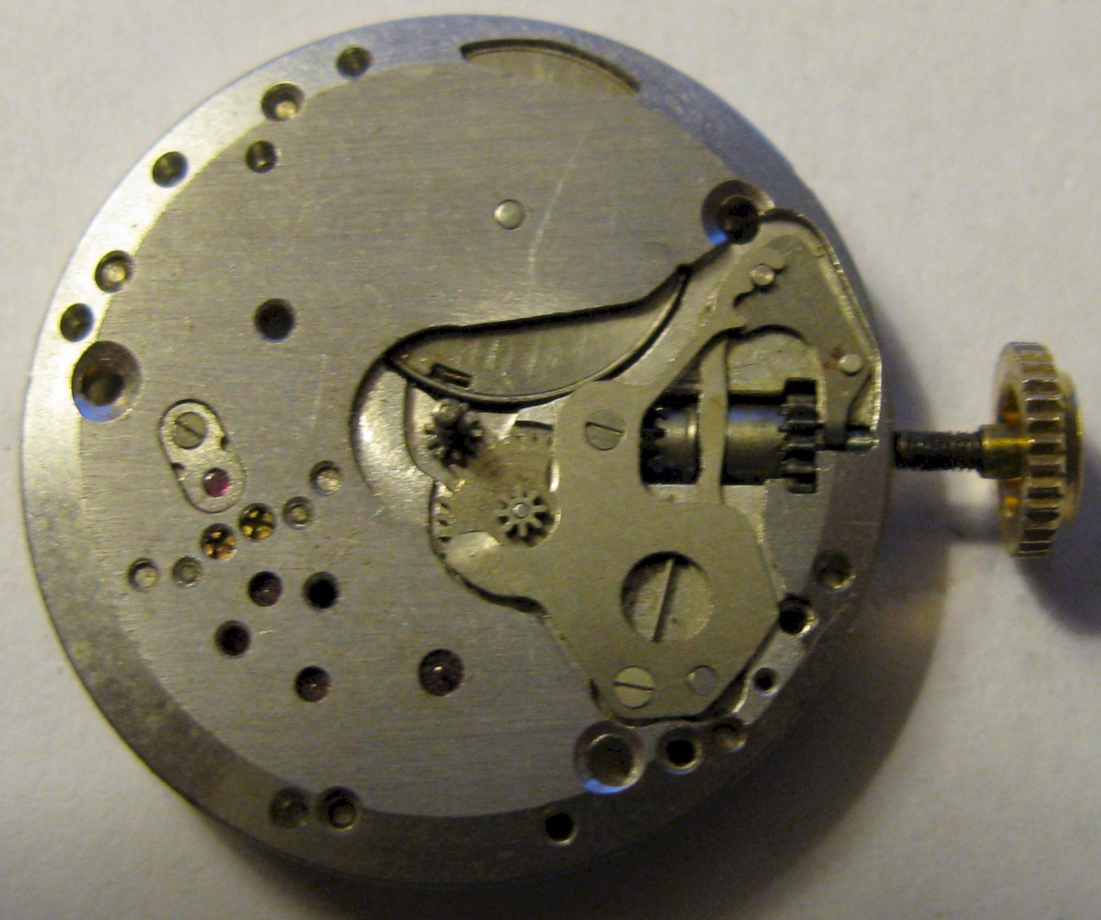 Waltham 6/0 s military wrist Watch part FO36-7197848 WCM26291 lever setting #443