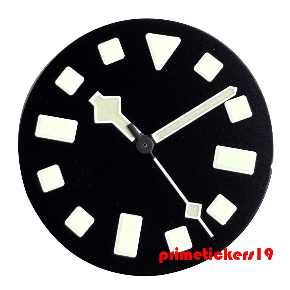 Matte Black/Blue/Green/Purple 29mm Watch Dial Luminous Fit NH35 ETA2824 PT5000